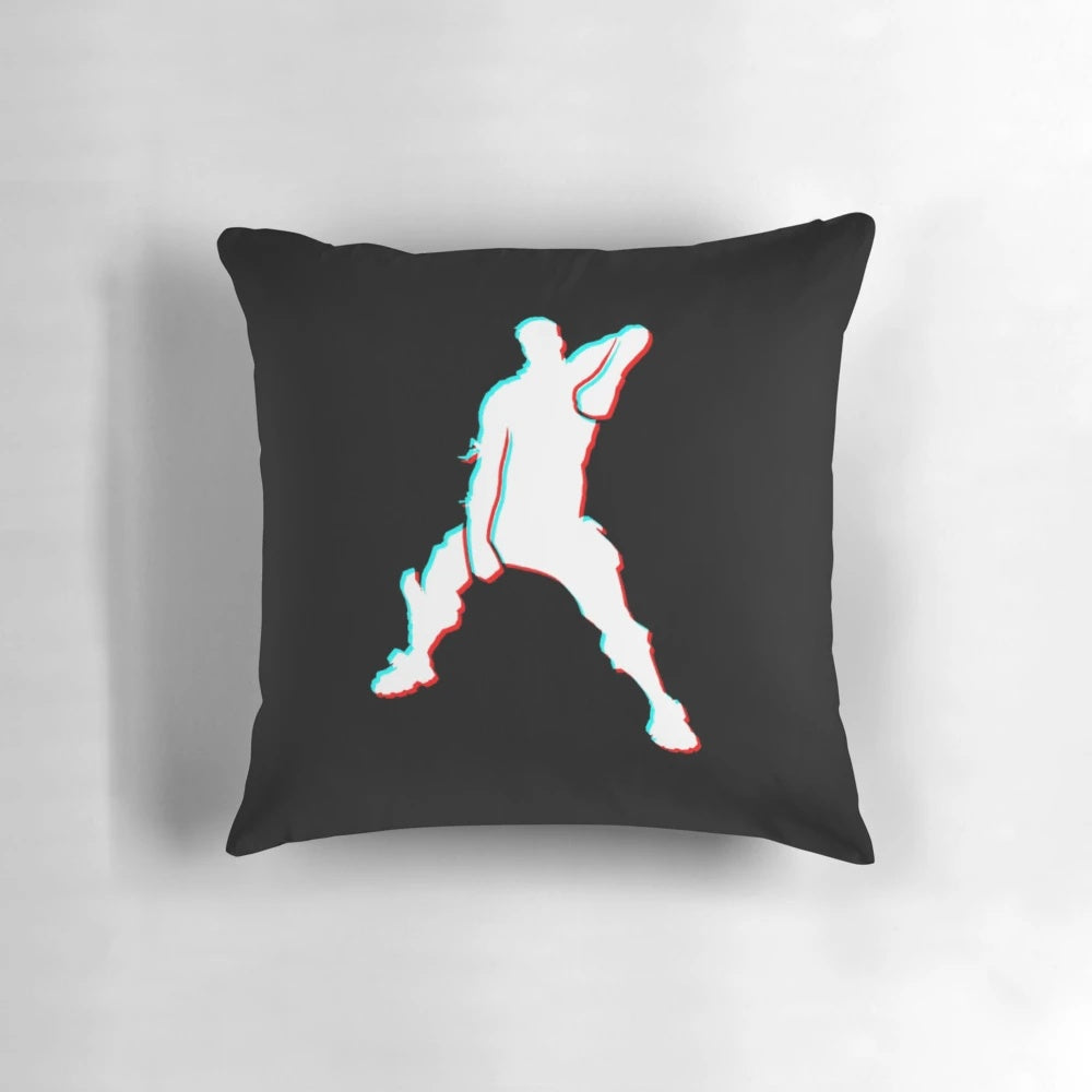 Fortnite-inspired victory dance pillow with colorful and vibrant design.