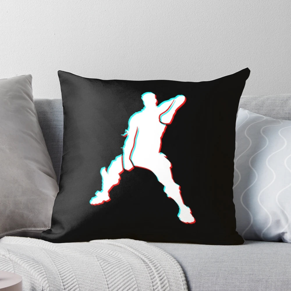 Fortnite-inspired victory dance pillow with colorful and vibrant design.