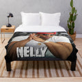 Fournel inspired plush blanket featuring American music singer