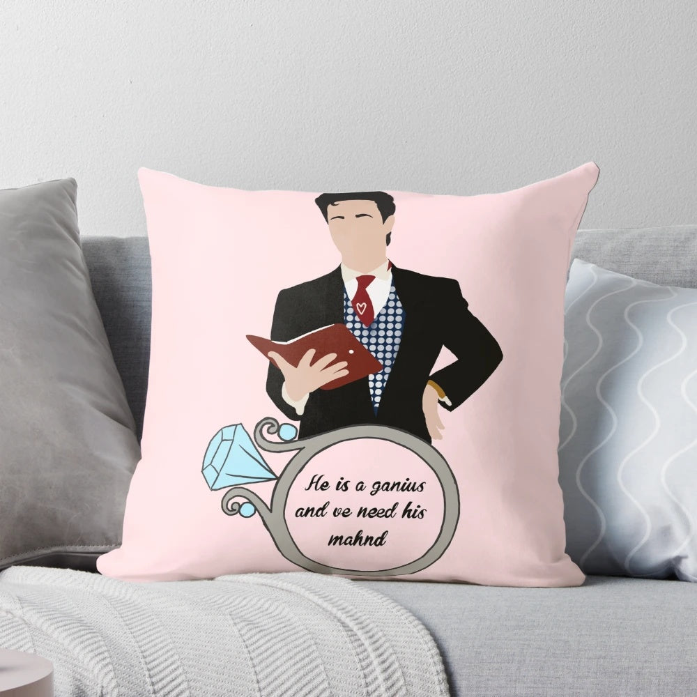 Franck Eggelhoffer from the movie Father of the Bride (1991) on a decorative pillow.