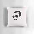 Freddie Mercury Monochrome Block Face T-Shirt Pillow - Official Merchandise for Music Fans