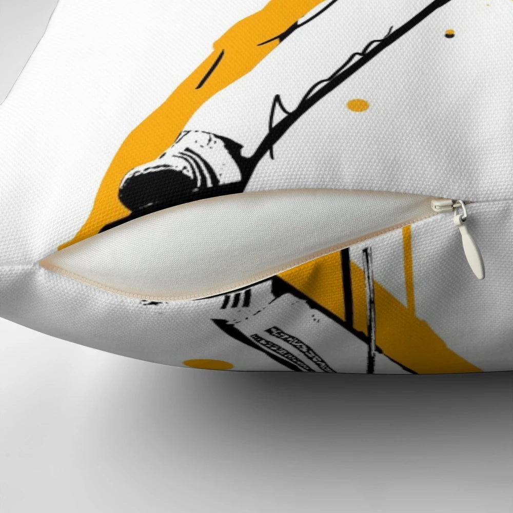 Freddie Mercury Queen "We Are the Champions" Decorative Throw Pillow