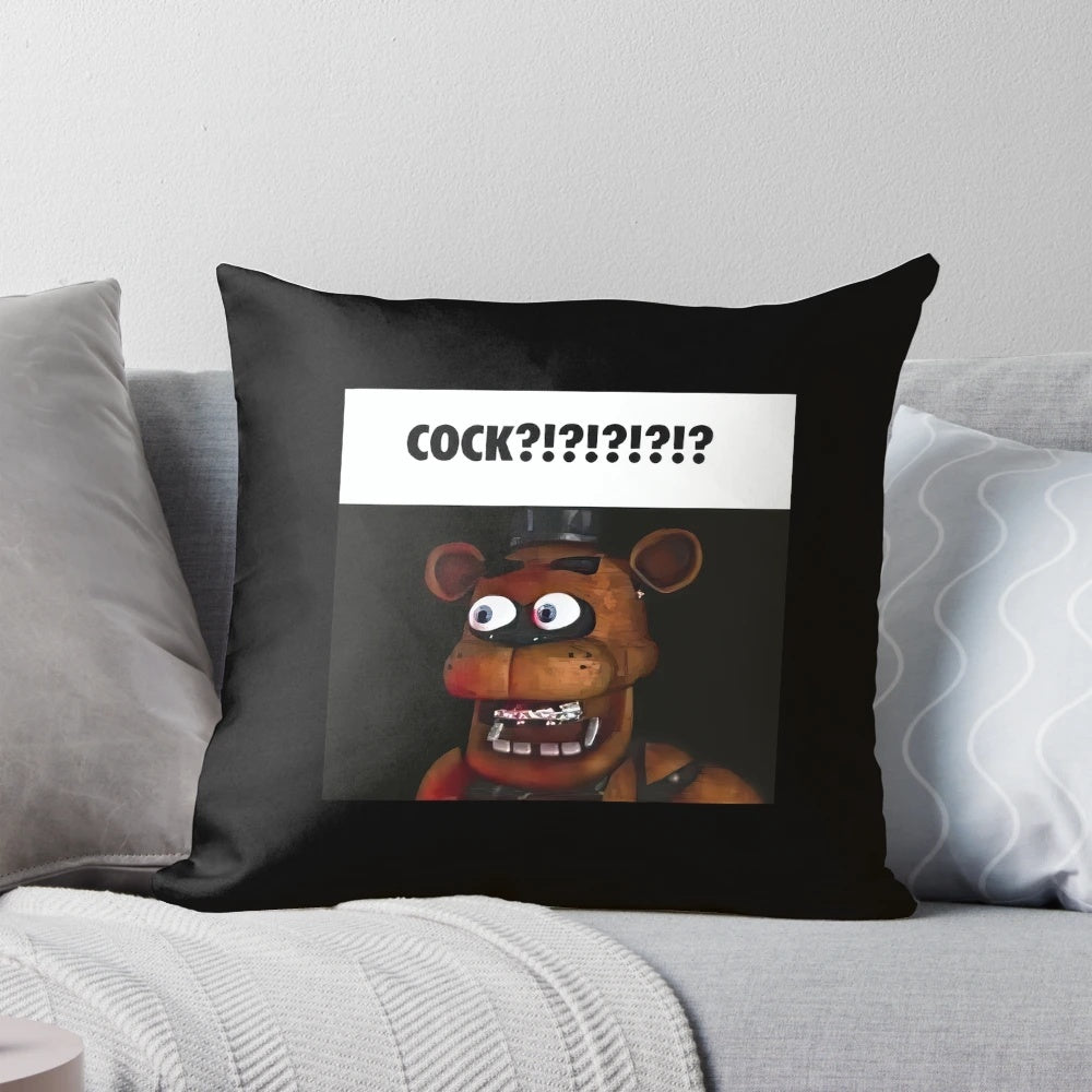 Freddy Fazbear FNAF Pillow - Soft, Comfortable Pillow Featuring the Iconic Five Nights at Freddy's Character
