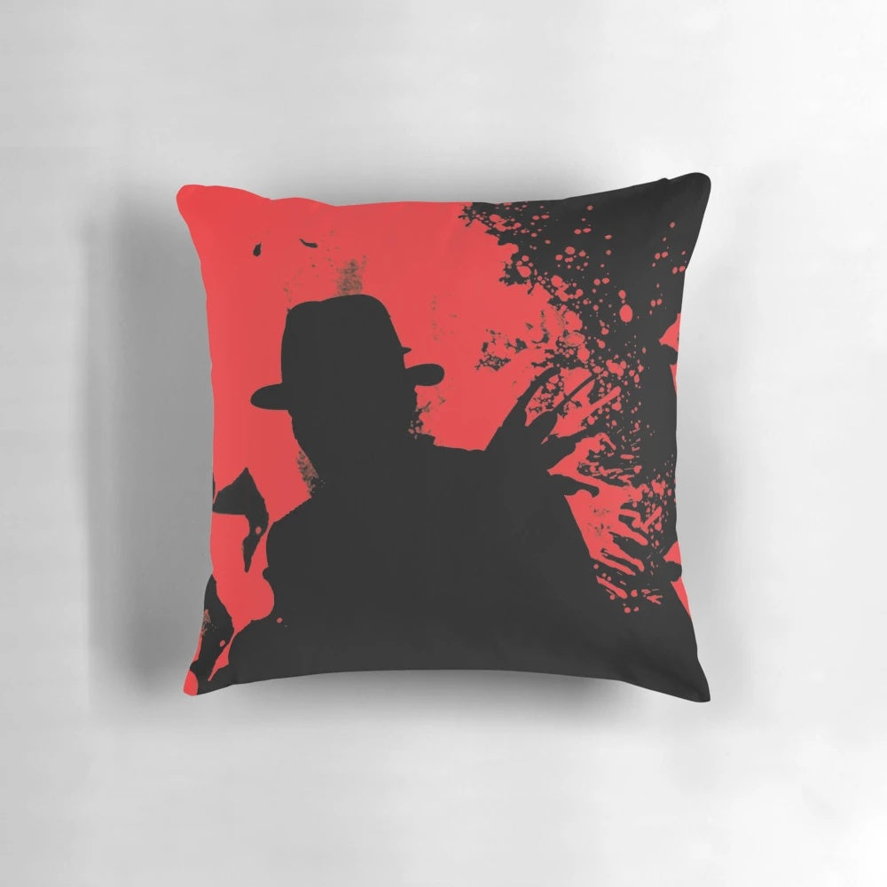 Freddy Krueger horror icon pillow with Nightmare on Elm Street design