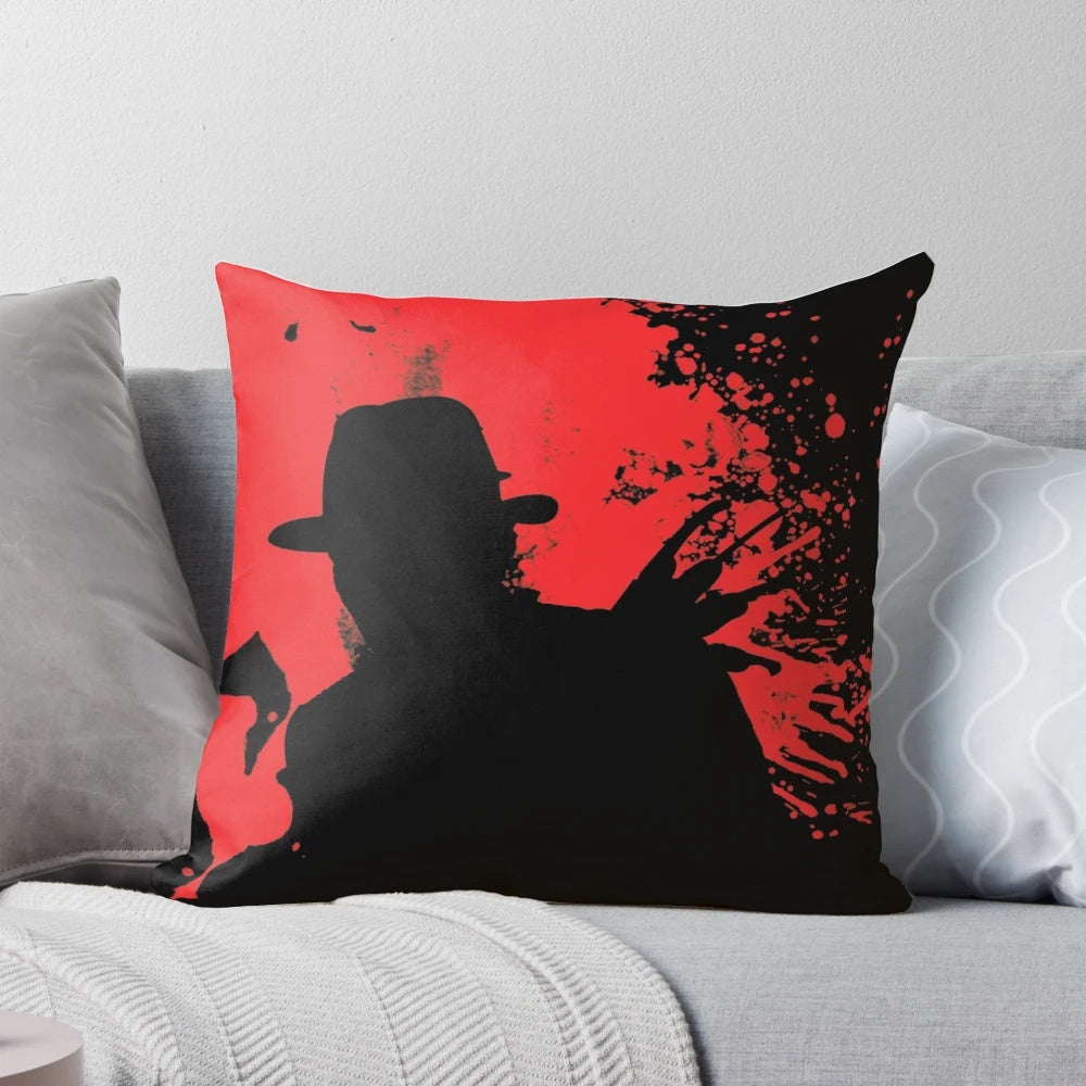 Freddy Krueger horror icon pillow with Nightmare on Elm Street design