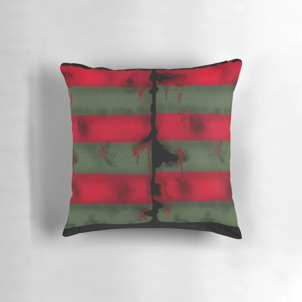 Freddy Krueger Nightmare on Elm Street inspired decorative pillow