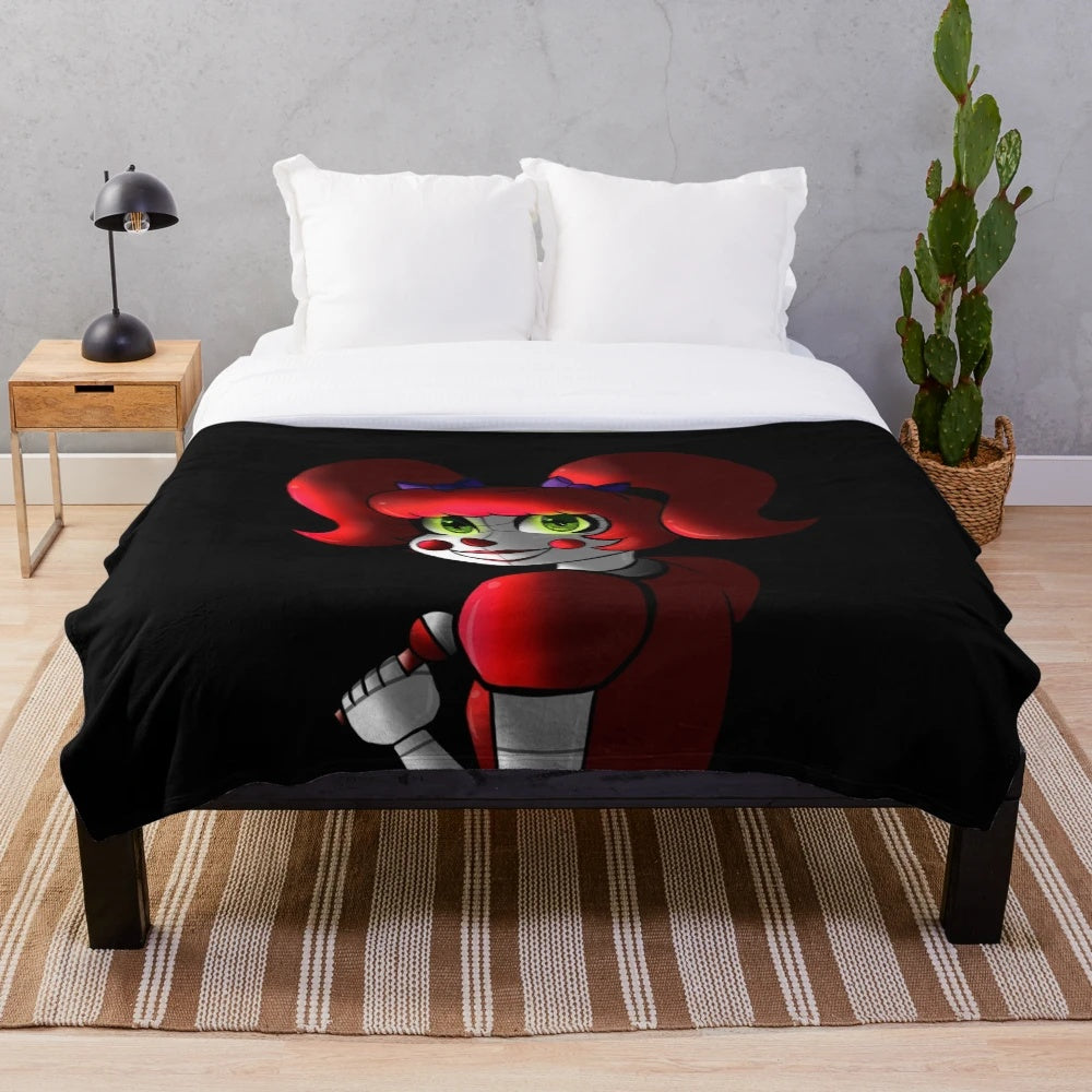 Freddy's Fan-Inspired Baby Plush Blanket featuring Five Nights at Freddy's Sister Location character