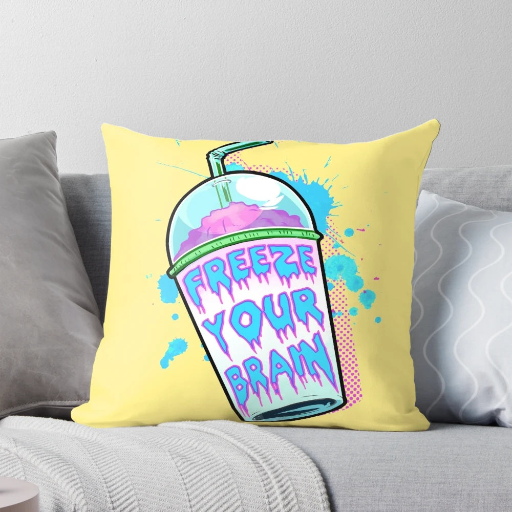 Freeze Your Brain Pillow - Heathers the Musical Themed Brain Freeze Pillow