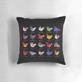 A decorative pillow featuring a colorful freshwater shrimp design, perfect for aquarium decor.