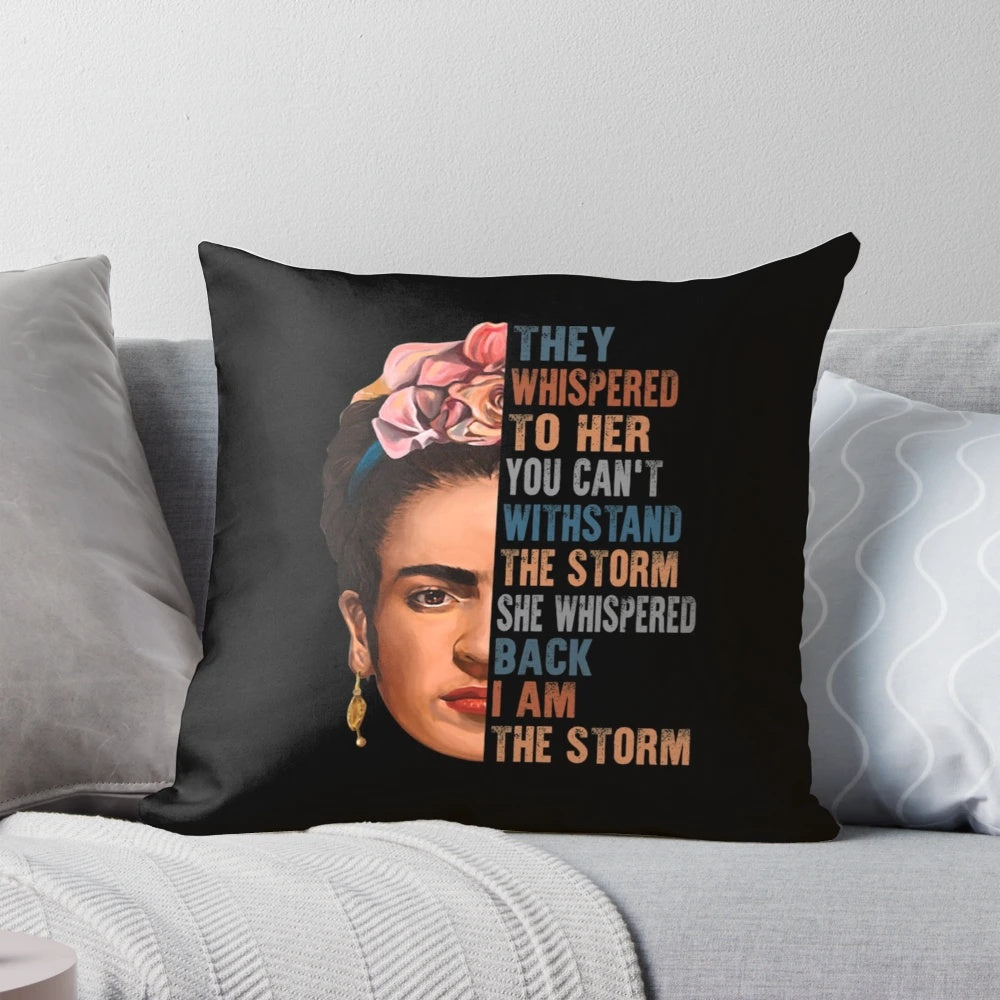 Vibrant portrait painting of Frida Kahlo, the renowned Mexican artist and feminist icon.