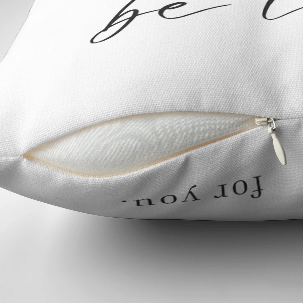 Friendship quote pillow with the text "I may not always be there with you but I will always be there for you