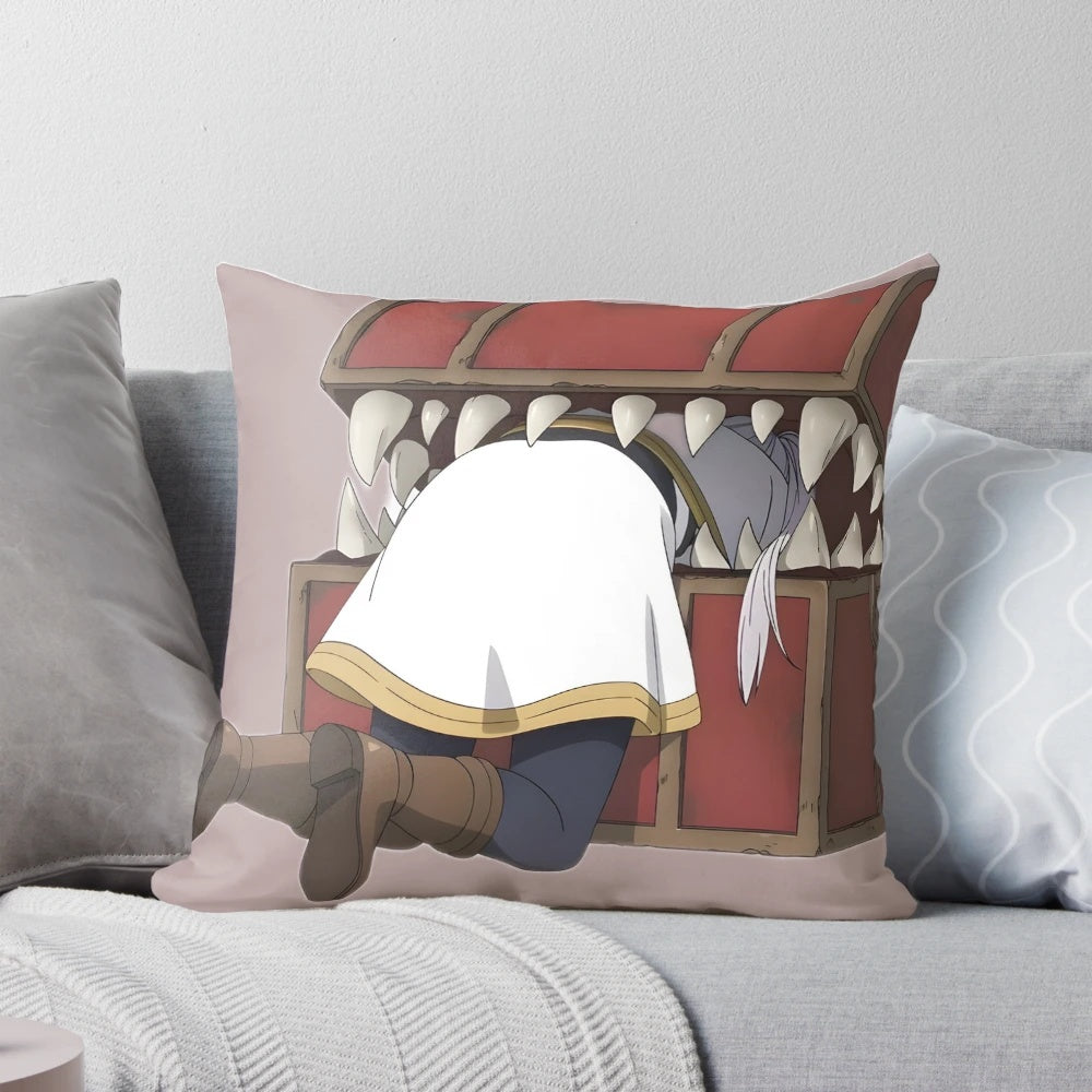Frieren Beyond Journey's End Anime Inspired Pillow with a Unique Design