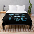 Fringe Glyph Plush Blanket featuring nine iconic symbols from the sci-fi TV series