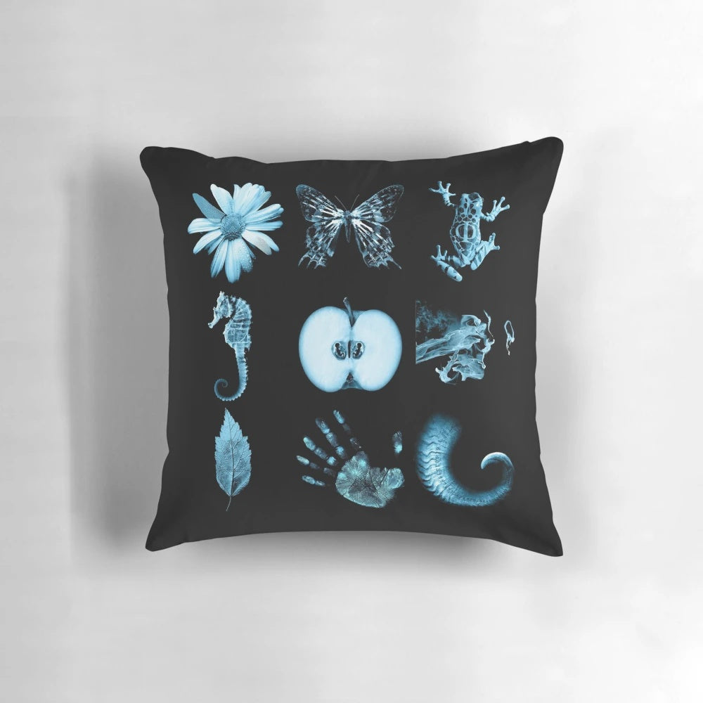 Fringe pillow featuring all nine glyphs from the popular TV series