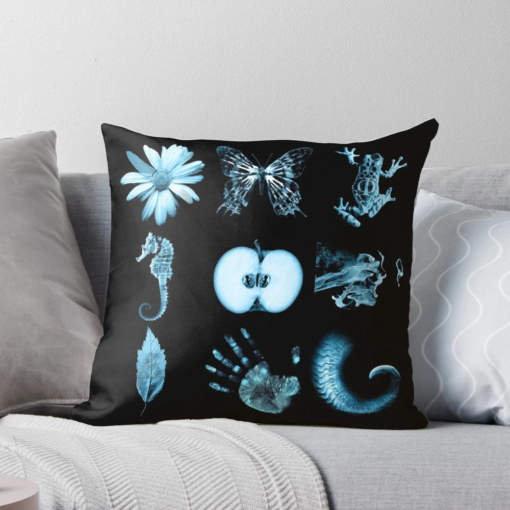 Fringe pillow featuring all nine glyphs from the popular TV series