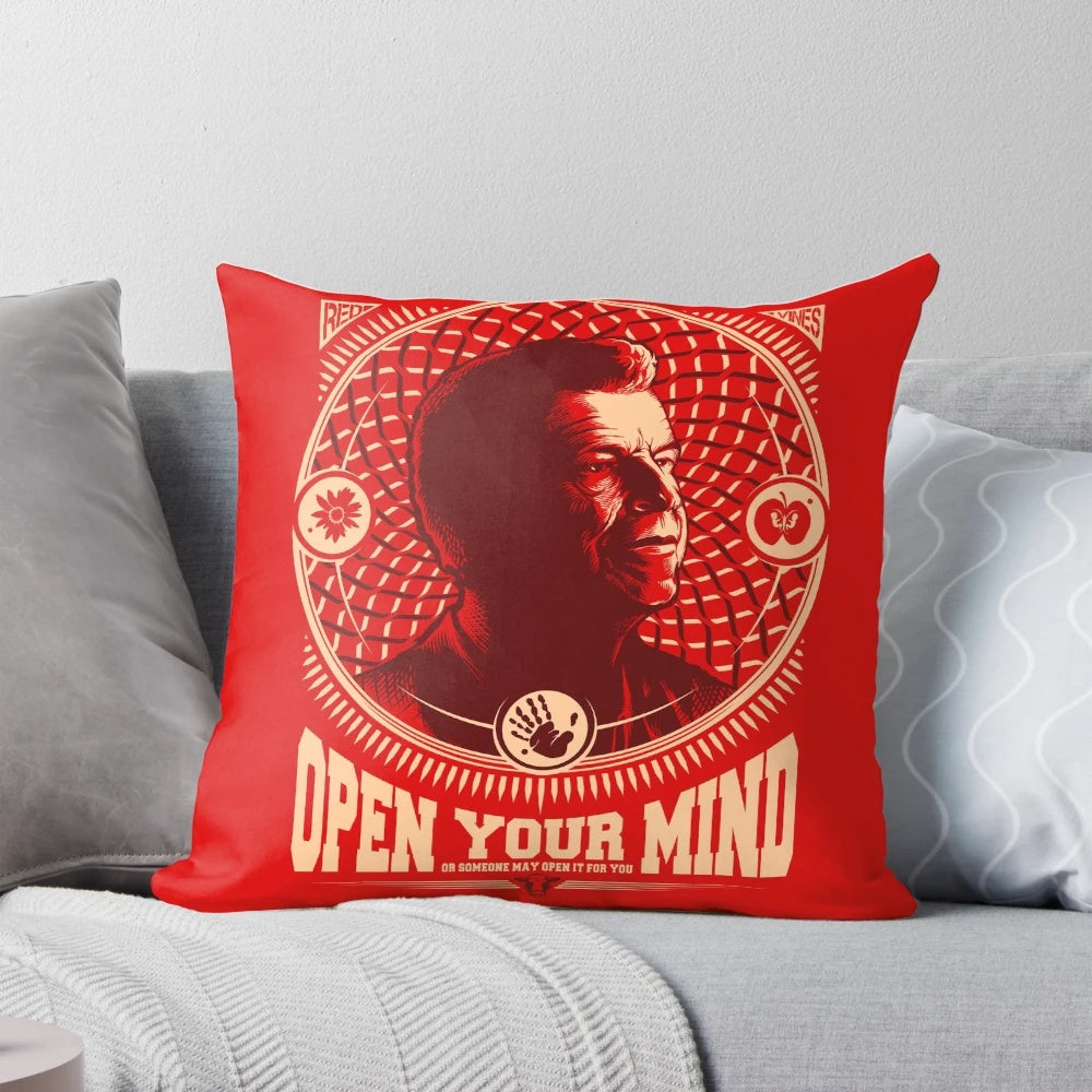 Fringe Science Pillow featuring Walter Bishop, the brilliant scientist from the sci-fi TV series Fringe