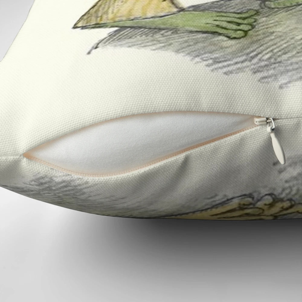 Soft, plush pillow featuring the beloved characters Frog and Toad from the classic children's book series.