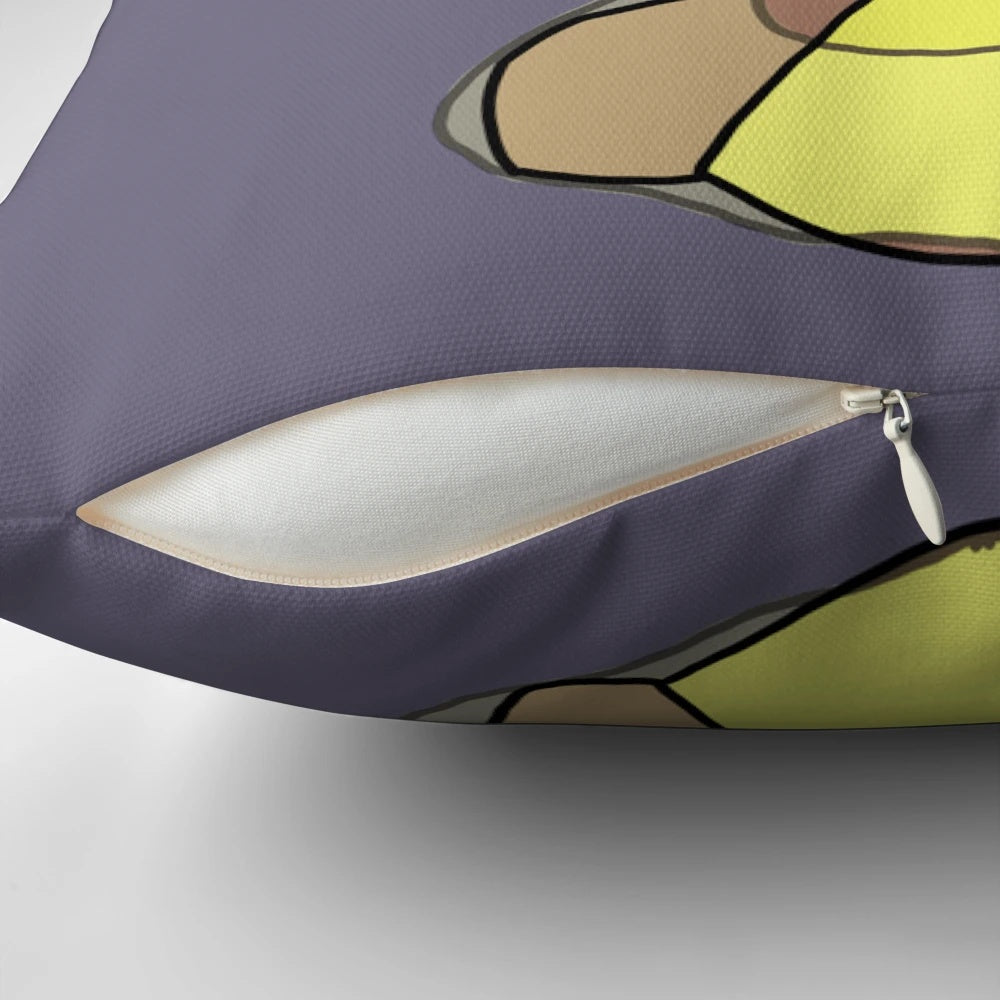 Frye Splatoon 3 Pillow - Soft, plush pillow featuring the Splatoon idol Frye