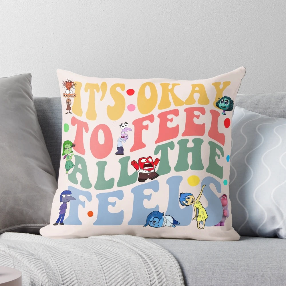 Full of Emotions Pillow with Characters from the Film Inside Out
