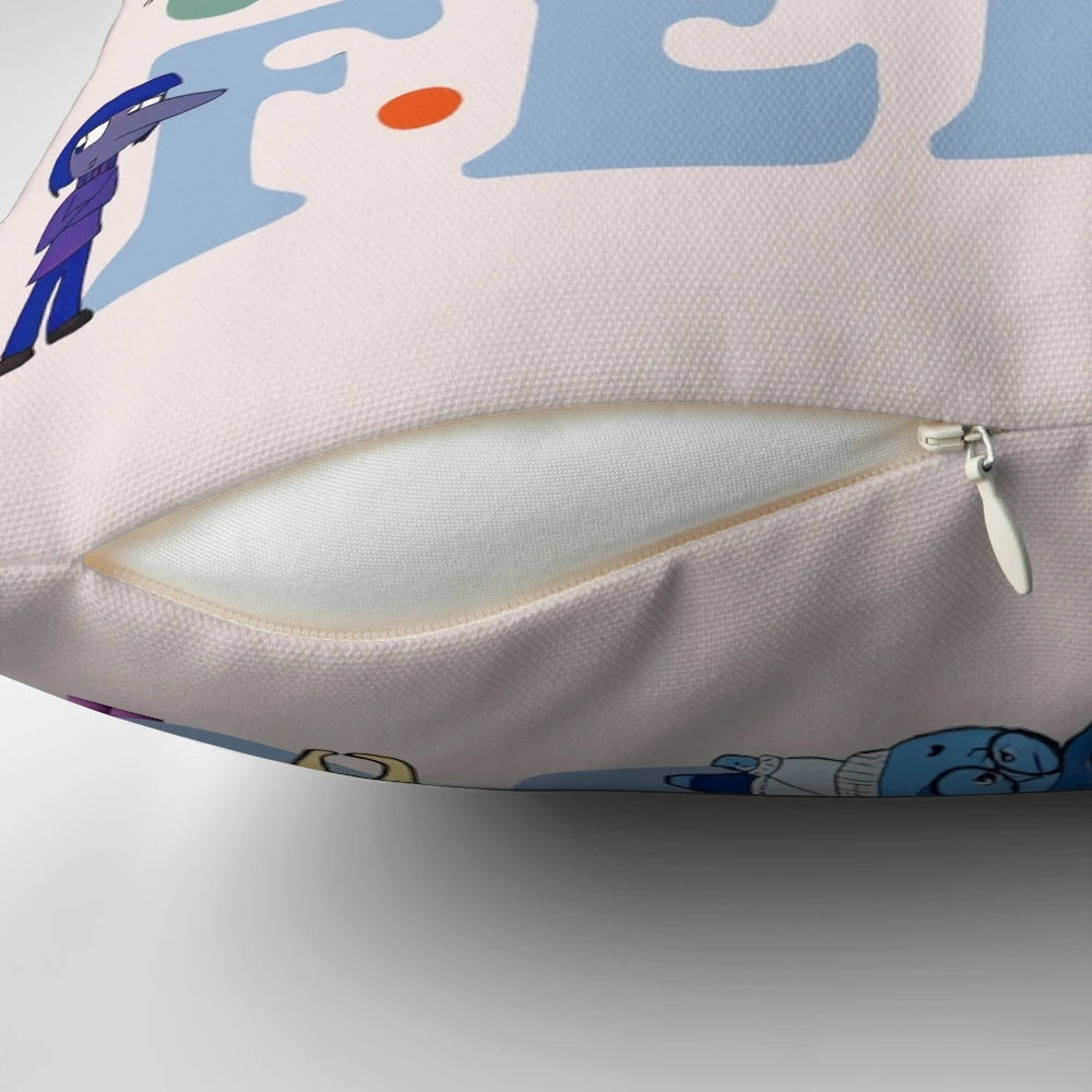 Full of Emotions Pillow with Characters from the Film Inside Out