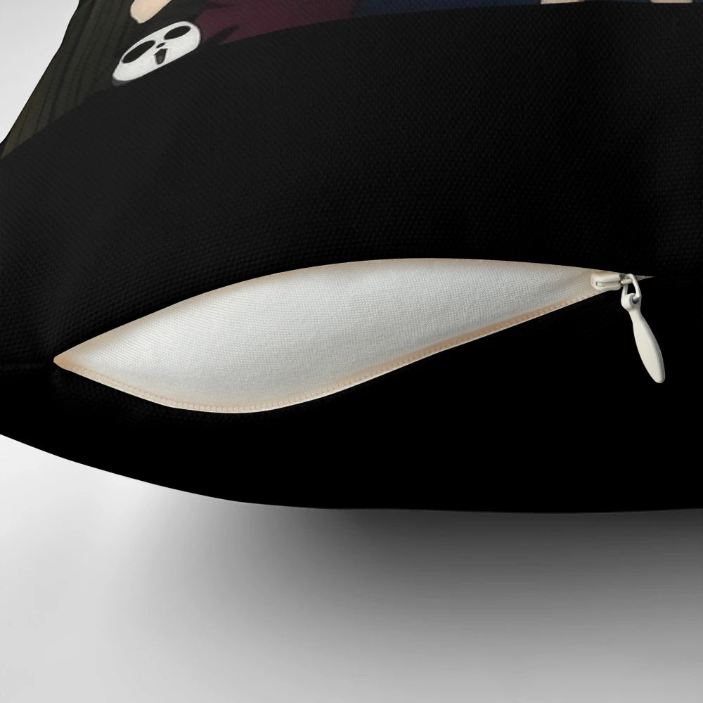 Fullmetal Alchemist Brotherhood anime-inspired pillow with a "Happily Ever After" design featuring the Elric brothers.