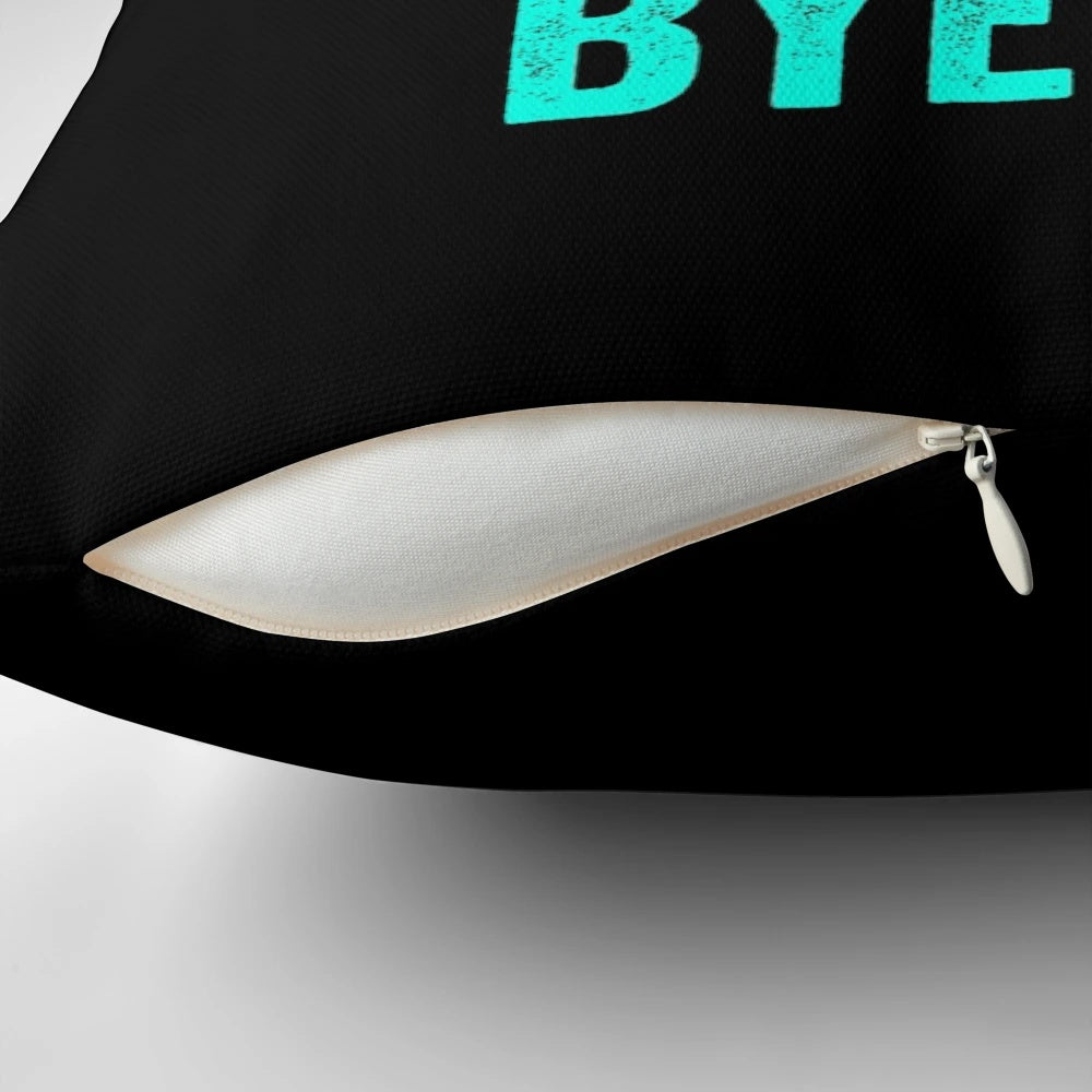 A white pillow with the text "Funny Acting Quotes" printed on it.