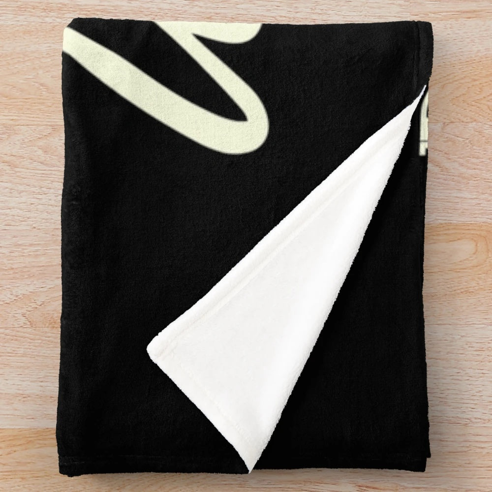 Plush Blanket Featuring a Funny Band Director Wife Graphic
