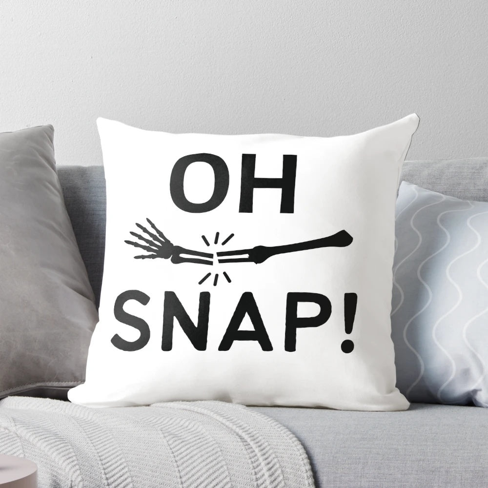 Funny Broken Bone X-Ray Tech Orthopedic Surgeon Doctor Gift Pillow