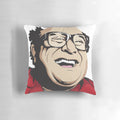 Soft, plush pillow featuring the image of actor Danny Devito