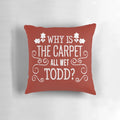 Christmas Vacation Todd and Margo Quote Throw Pillow