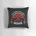 Funny darts pillow with "Love Darts" text, perfect gift for darts player dad