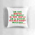 Funny Elf-Themed Pillow with Buddy the Elf Quote