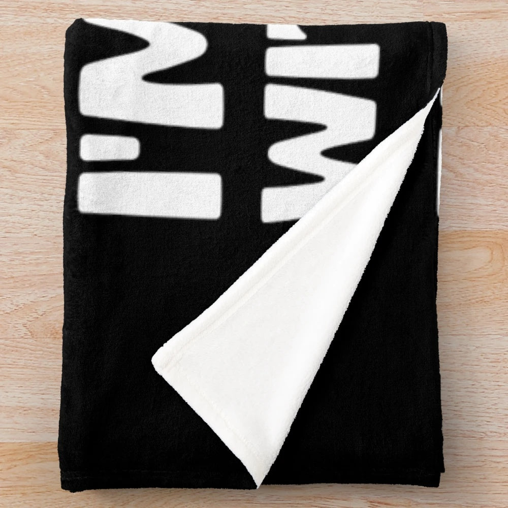 Funny engineer plush blanket with math and occupation humor