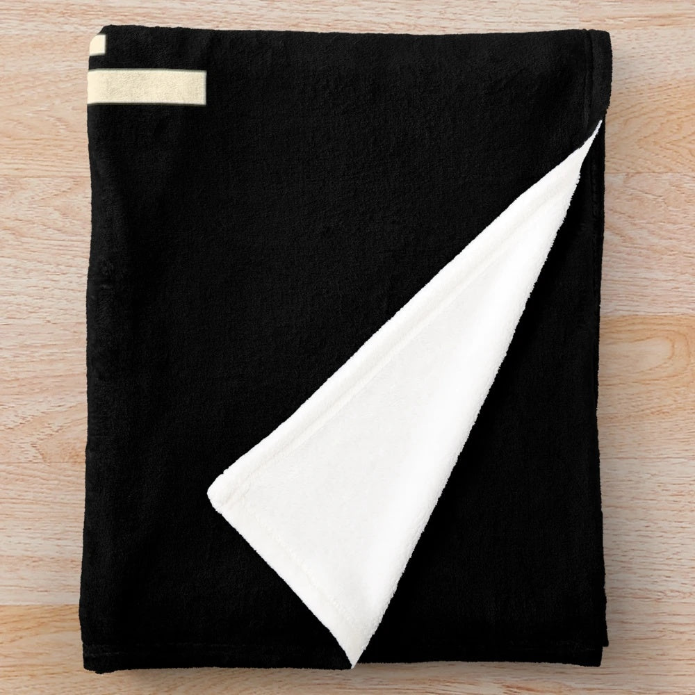 Cozy plush blanket with a humorous gaming-themed design