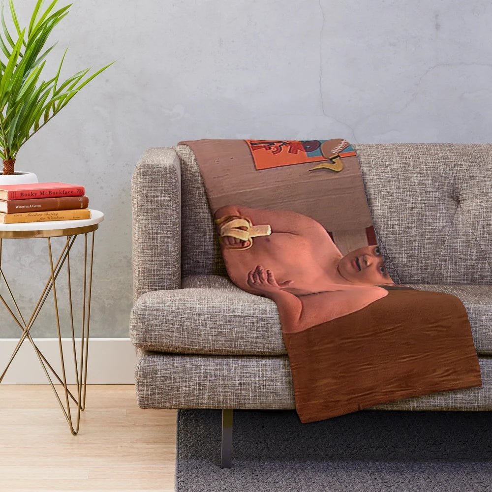 Gibby from iCarly themed plush blanket featuring dank meme and anime inspired design