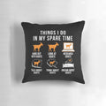 Funny pillow with goat-themed design for goat lovers