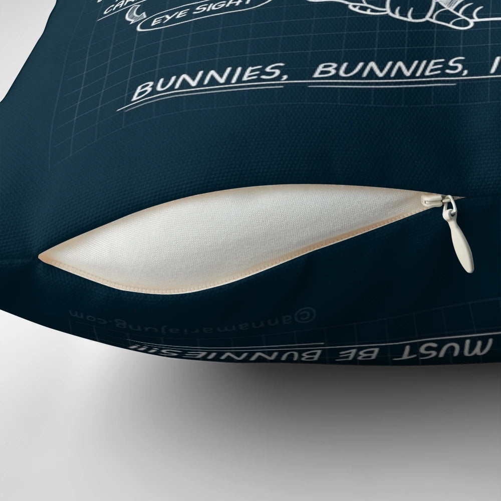 I Have a Theory Buffy the Vampire Slayer Pillow with Anya and Bunnies
