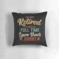 Lawn Bowls Pillow with Funny Grandpa Design