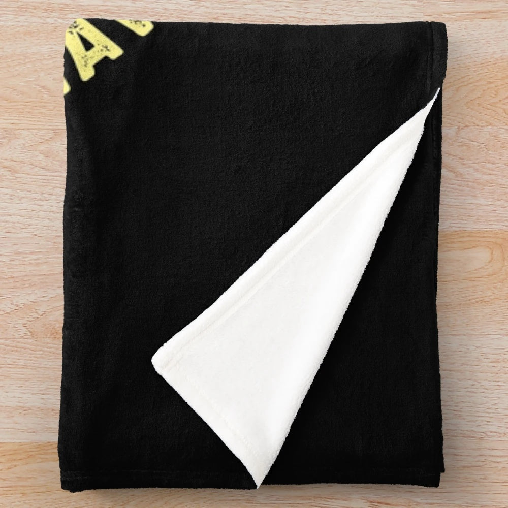 Cozy plush blanket featuring a funny movie critic design for cinema and film lovers