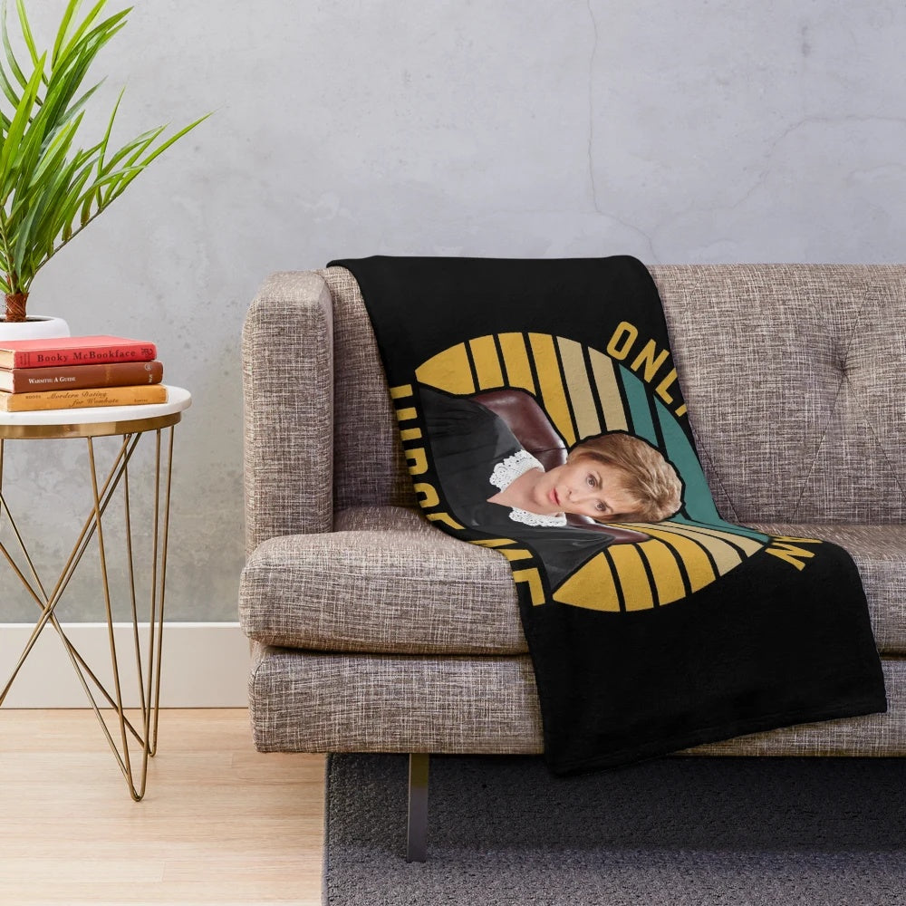 Soft and cozy plush blanket featuring the "Only Judy Can Judge Me" funny meme