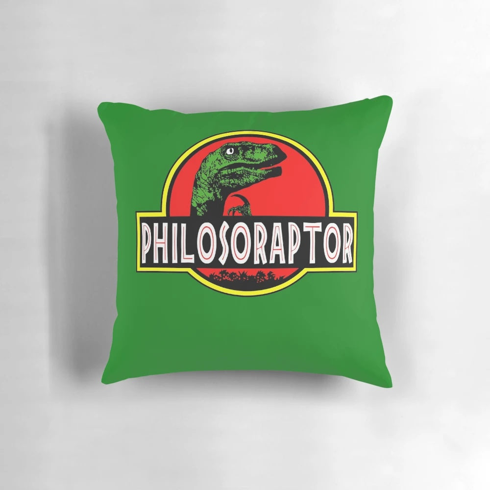 Philosoraptor meme design featuring a velociraptor dinosaur in a contemplative pose