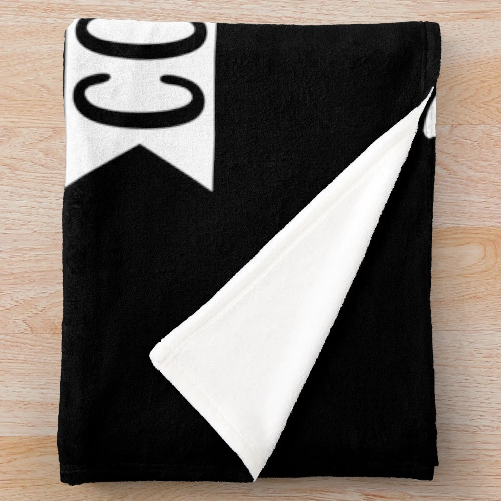 Plush blanket with text "PE Teacher Chaos Coordinator" design for physical education teachers and coaches