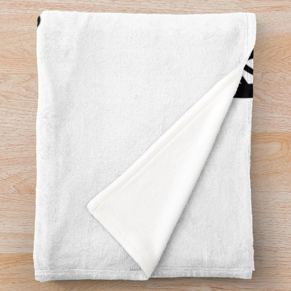 Plush blanket with a funny quote for teachers