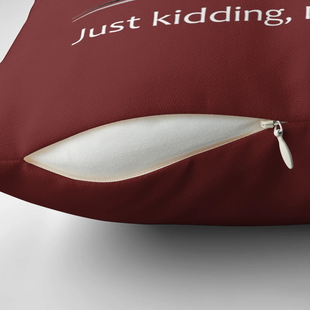 Pillow with the text "A Day Without Soccer is Like..." - a thoughtful gift for soccer players and coaches