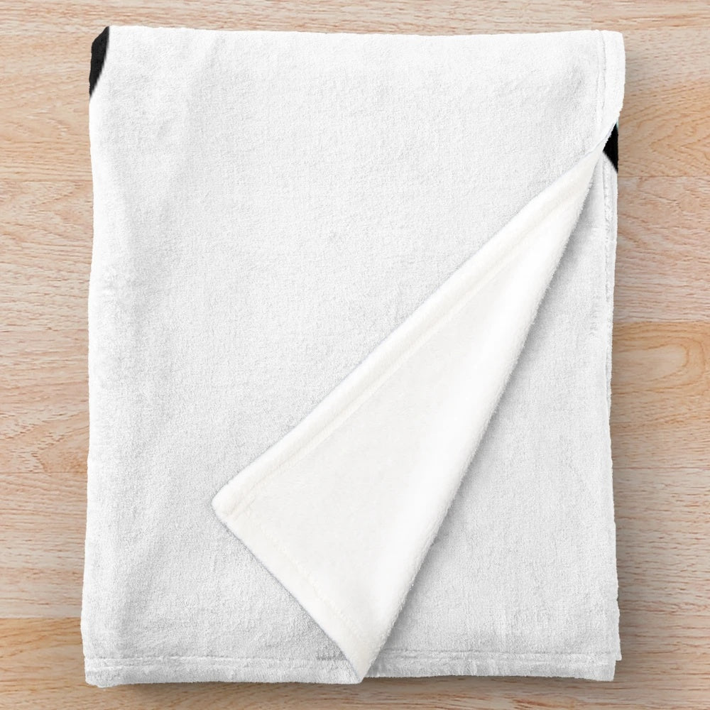 Funny toilet paper themed plush blanket for home decor