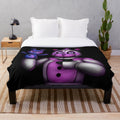 Funtime Freddy and Bon Bon plush blanket inspired by the Five Nights at Freddy's: Sister Location video game