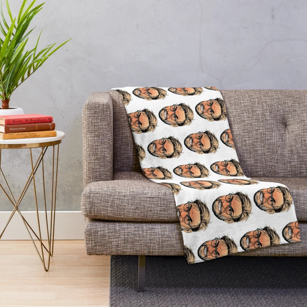 Furious Klopp Plush Blanket for Liverpool FC Fans