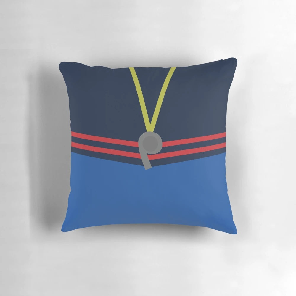 Futbol Lasso Pillow inspired by the hit TV show Ted Lasso and featuring AFC Richmond