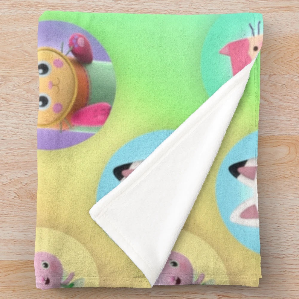 Gabby's Dollhouse Cats Plush Blanket