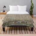 Gabeaux tapestry plush blanket, soft and cozy home decor